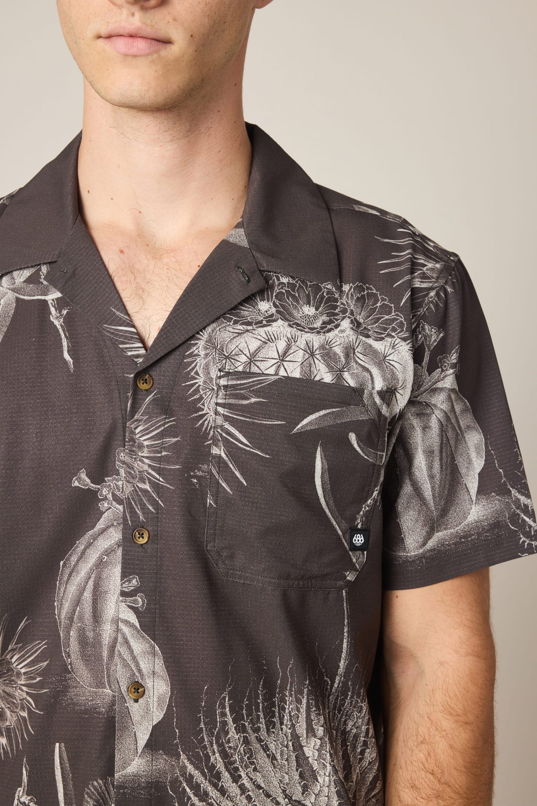 686 Men's Nomad Perforated Button Down Shirt - Image 2