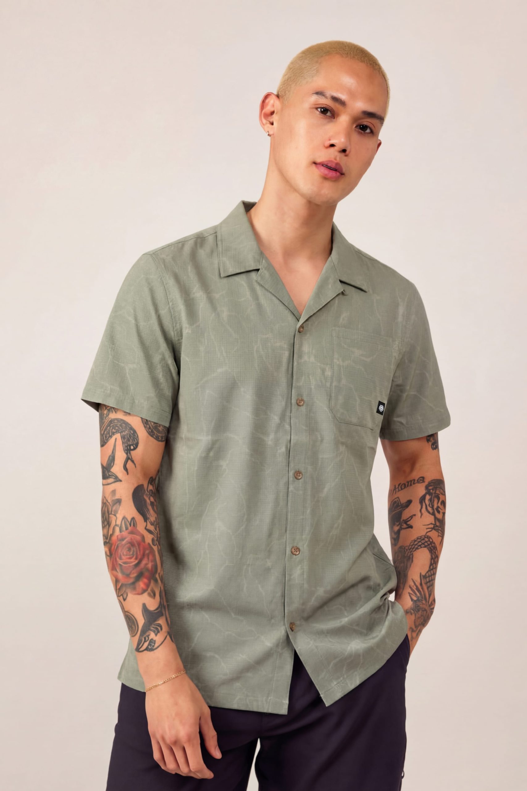 686 Men's Nomad Perforated Button Down Shirt - Image 14