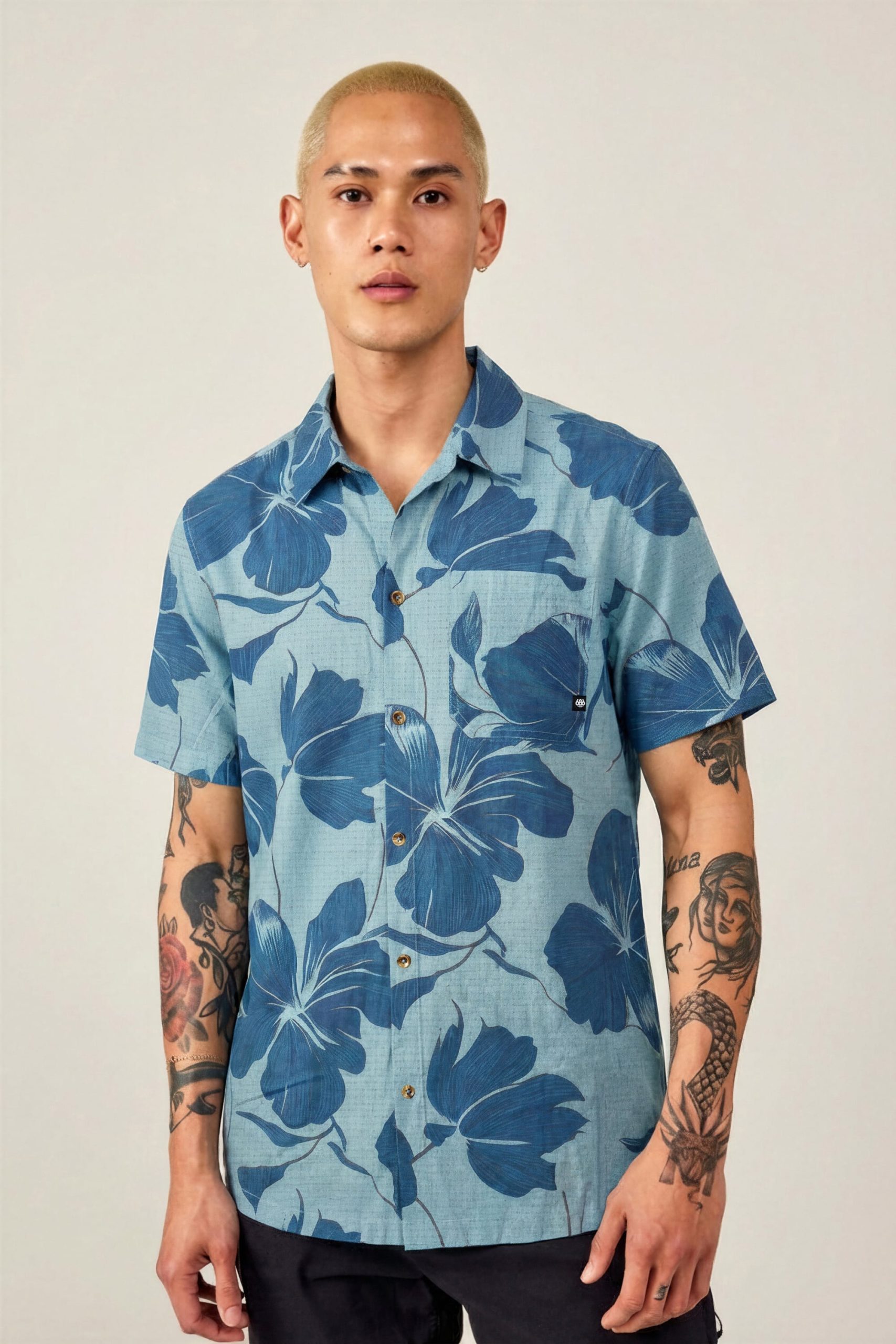 686 Men's Nomad Perforated Button Down Shirt - Image 7