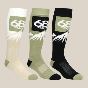 686 Men's Snow Caps Sock (3-Pack)